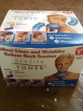 Vintage Profile Toner Reduce Lines & Wrinkles Relieve Neck Tension As Seen On TV